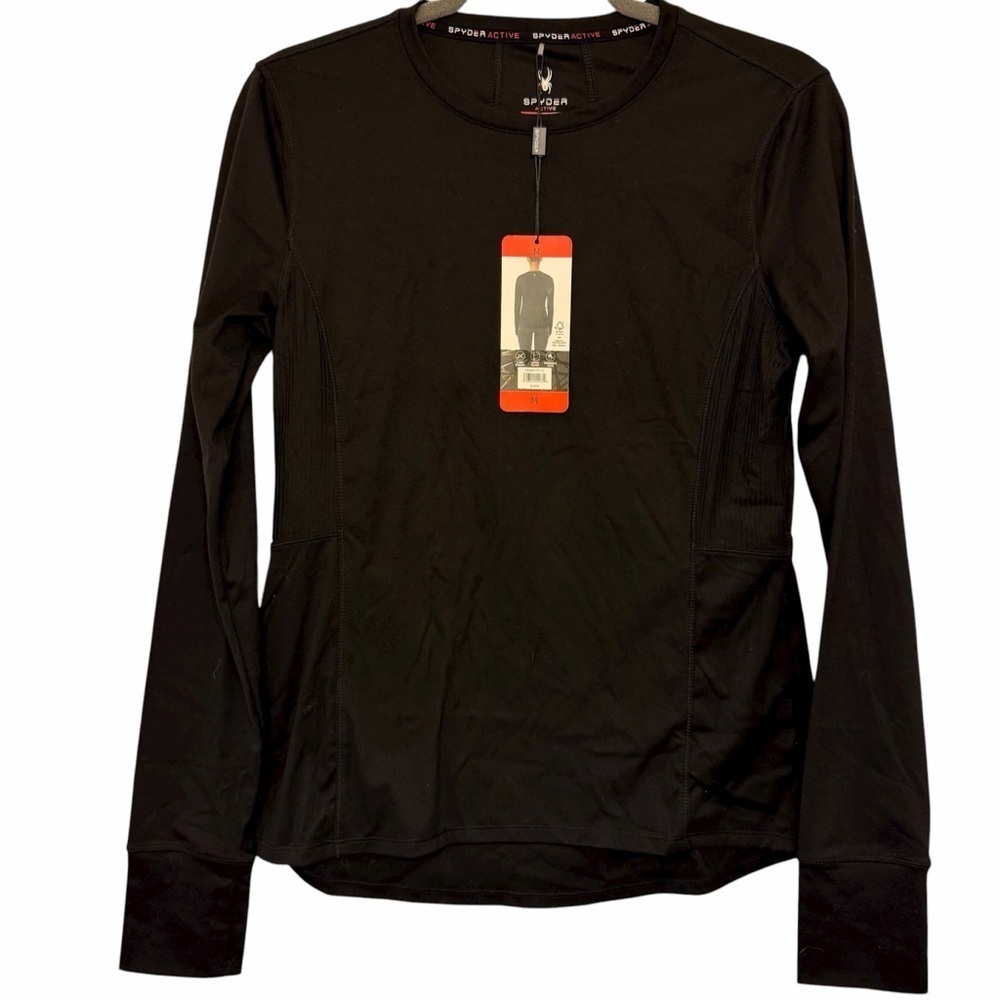 Spyder Active Women's Black Long Sleeve Top
